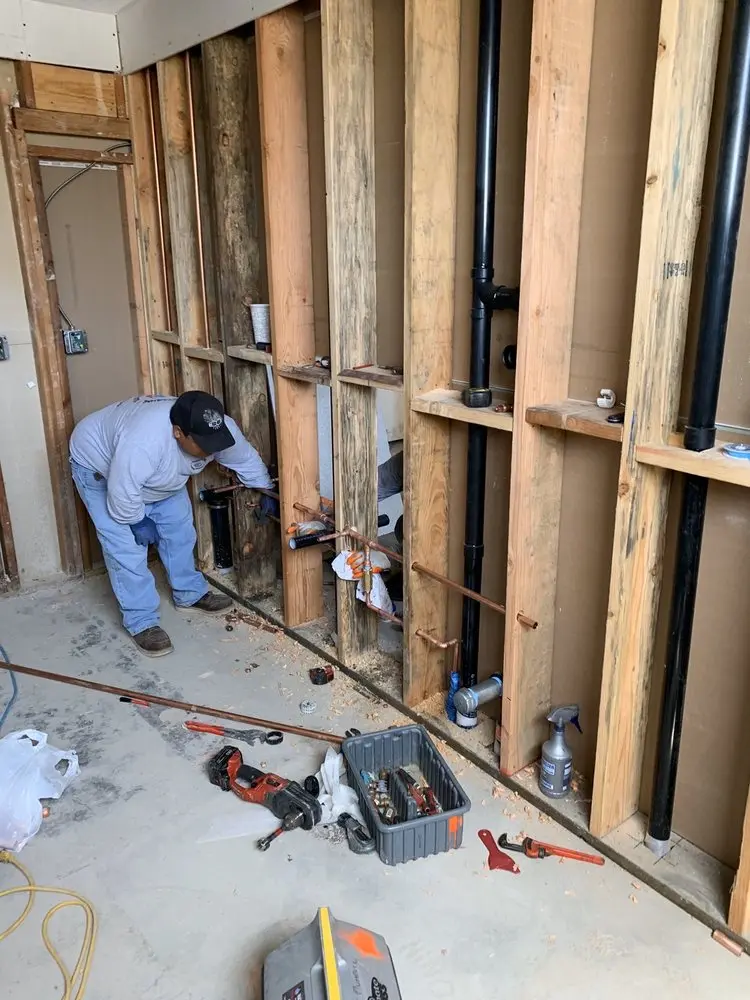 Commercial rough-in plumbing for Water Heater Replacement in Safety Harbor